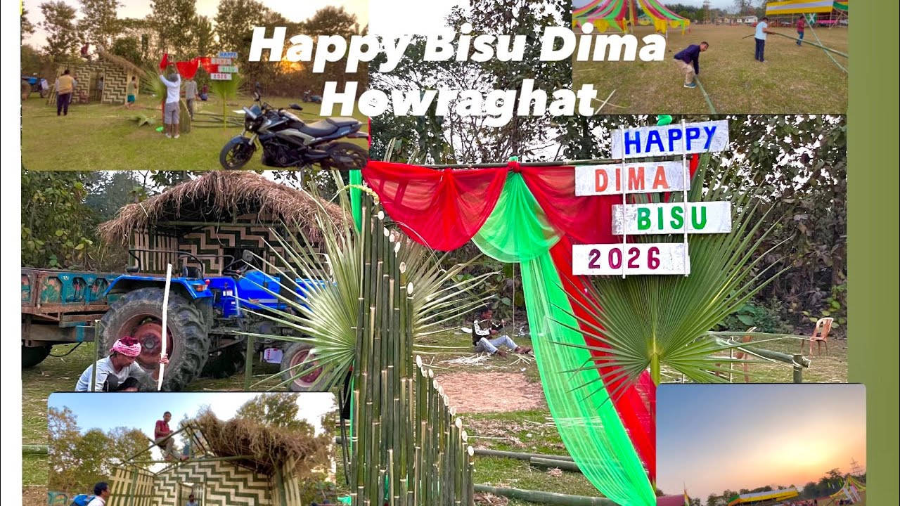 Howraghat Bisu Dima festival ||2026 Decorations 
