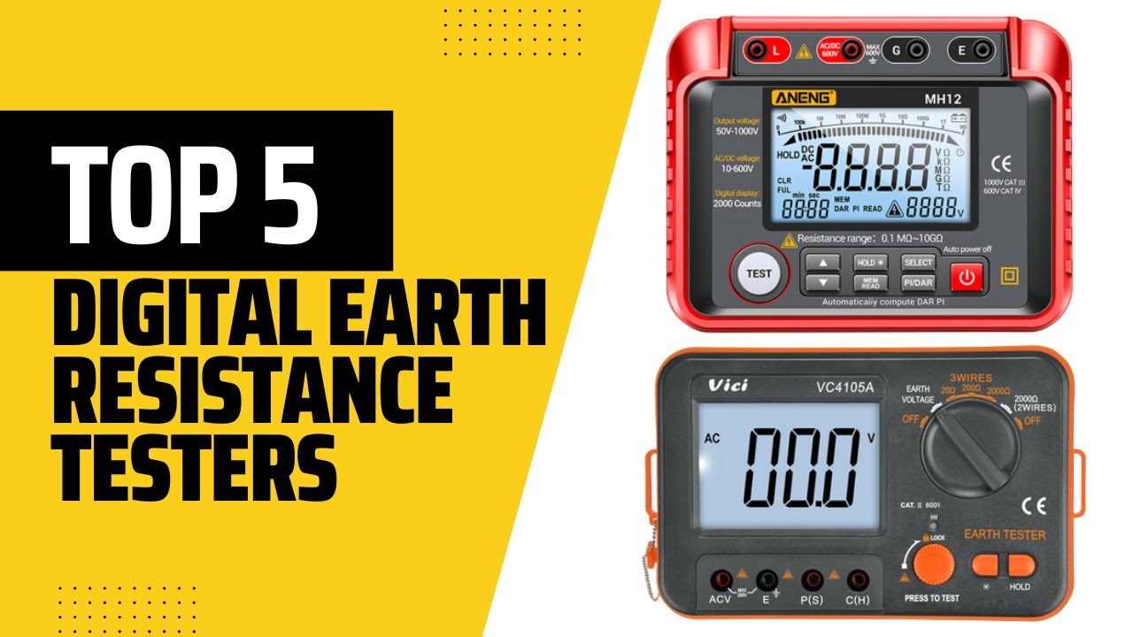 Top 5 Best Digital Earth Resistance Testers 2025
