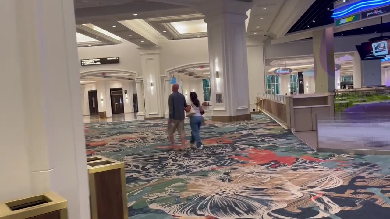 walking through mgm convention center