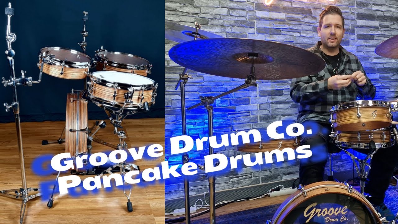 Pancake Drums? YES! - Groove Drum Co. Ultimate Portable Kit