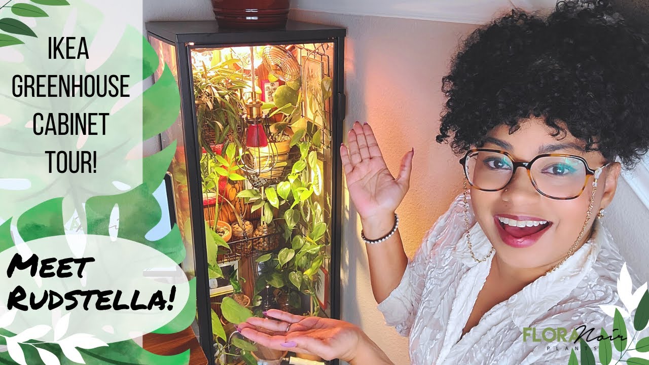 Meet Rudstella! An IKEA RUDSTA TALL Cabinet Greenhouse Tour
