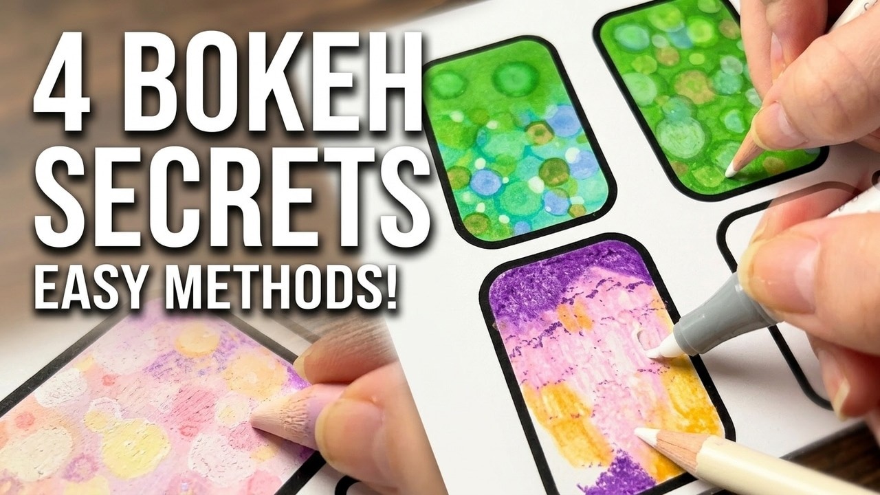 Bokeh Coloring Tutorial | Markers, Pencils, Pastels & Pens 🫧