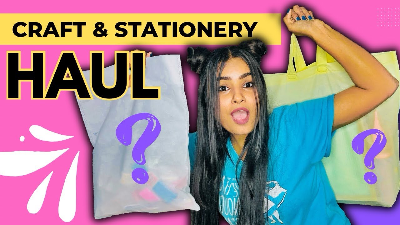 Biggest Craft & Stationery Haul 😱 #crafteraditi #crafthaul #stationeryhaul #haul @CrafterAditi