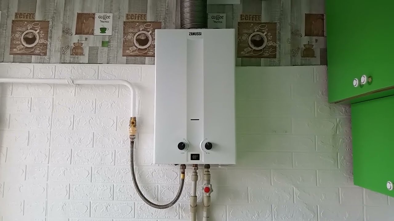 Тест газового водонагревателя Zanussi GWH 10 Fonte