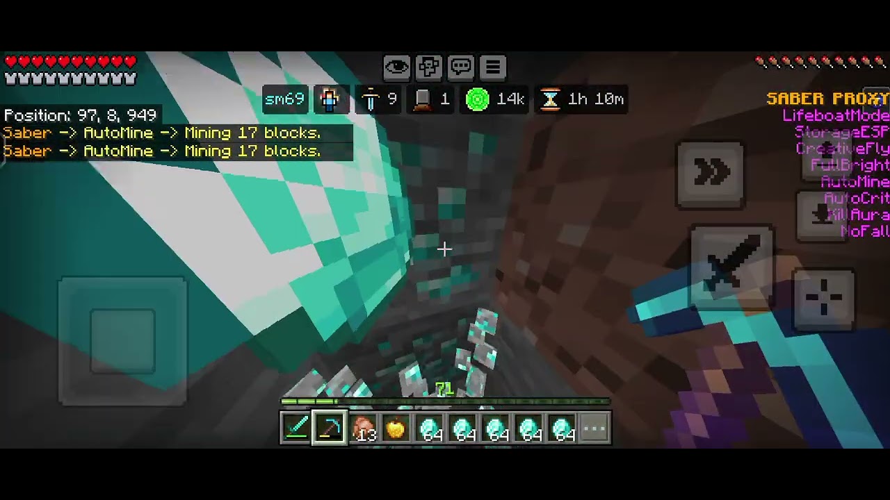 mining diamonds with saver ( very good proxy )