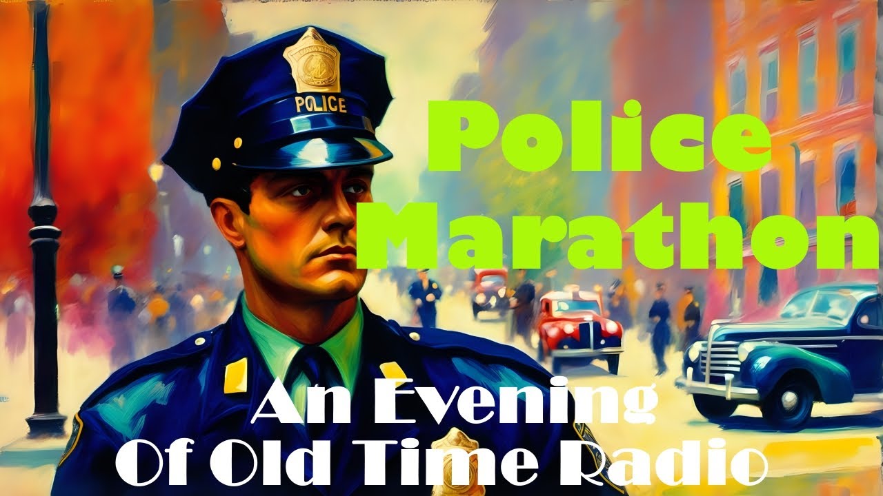 All Night Old Time Radio Shows | Police Marathon! | 9 Hours of Classic Crime Radio Shows