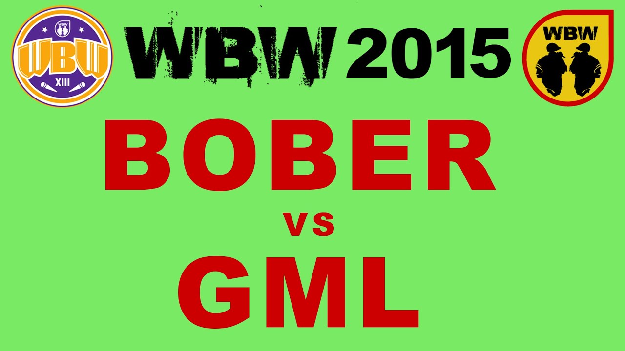 Bober 🆚 Gml 🎤 WBW 2015 Białystok (freestyle rap battle)