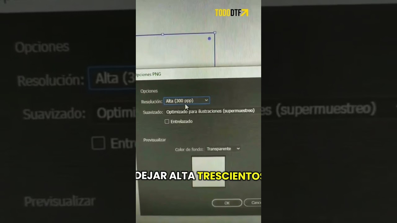 Cómo guardar en formato png con fondo transparente desde Adobe Illustrator para poder imprimir DTF