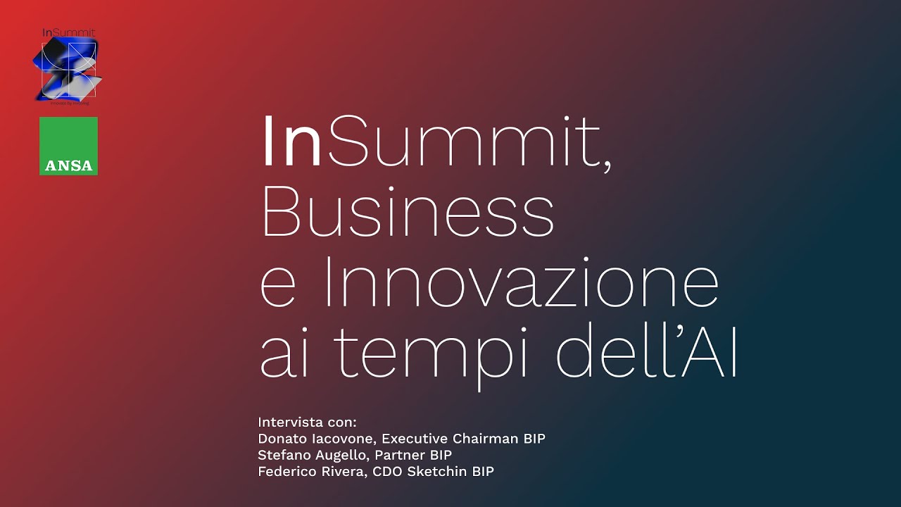 Intervista a Donato Iacovone, Federico Rivera e Stefano Augello | BIP InSummit 2025