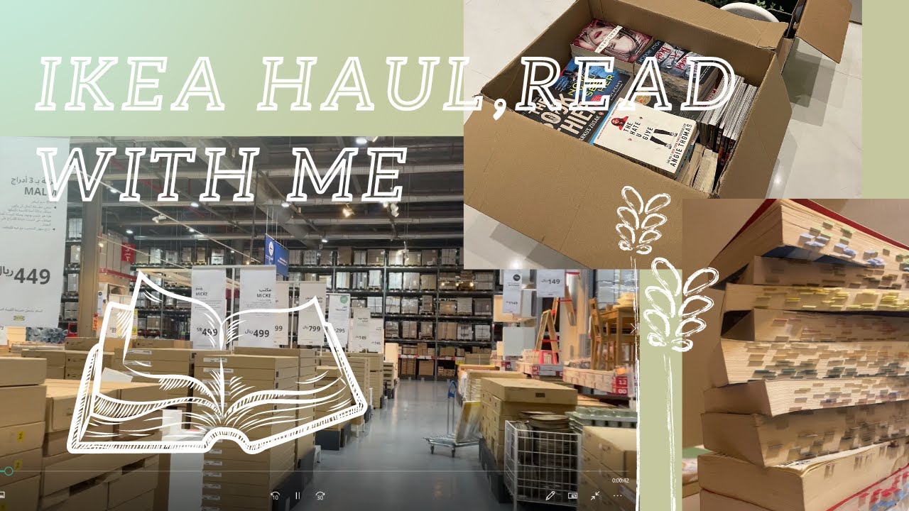 فلوق ايكيا - مكتبتي الجديدة 📚 🔨| IKEA Haul ,BOOK-talk
