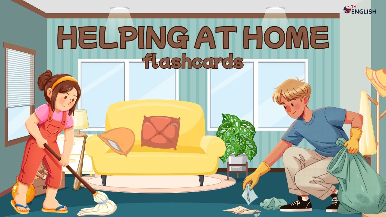 Helping At Home Talking Flashcards with Tom's Magic English