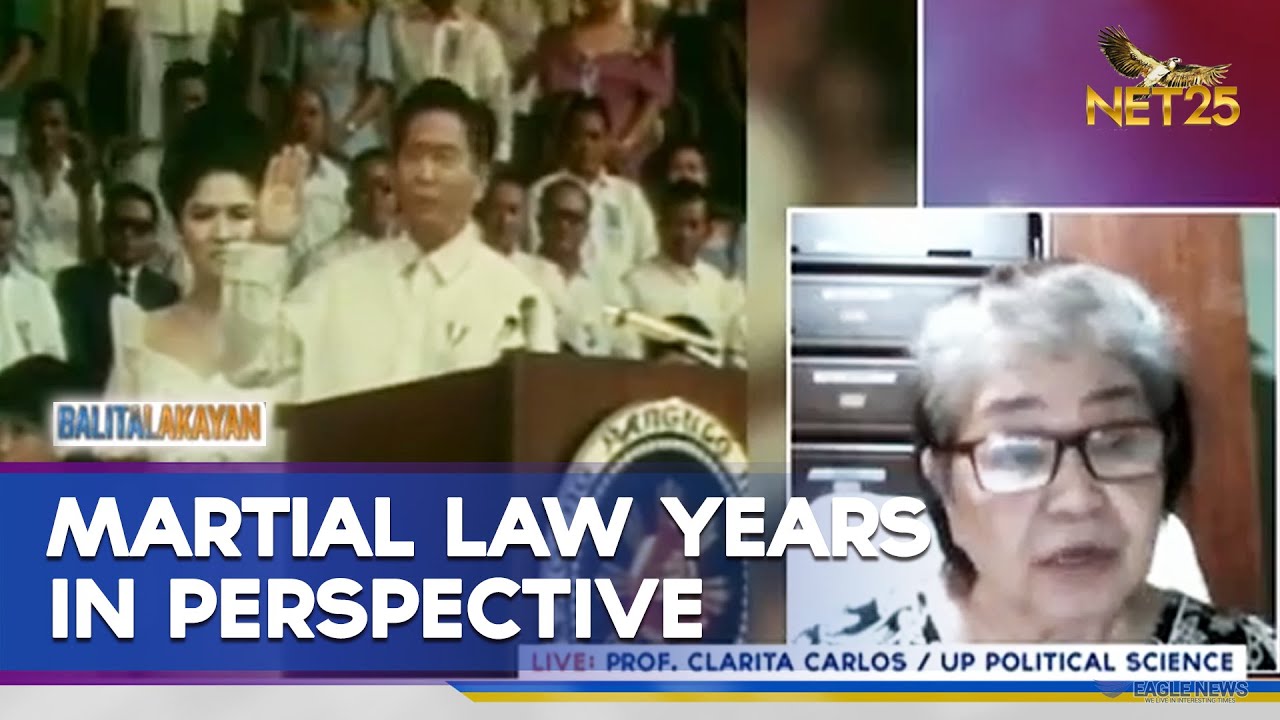 Interview: UP Prof. Carlos on putting Marcos martial law years in perspective - Sept  21, 2021
