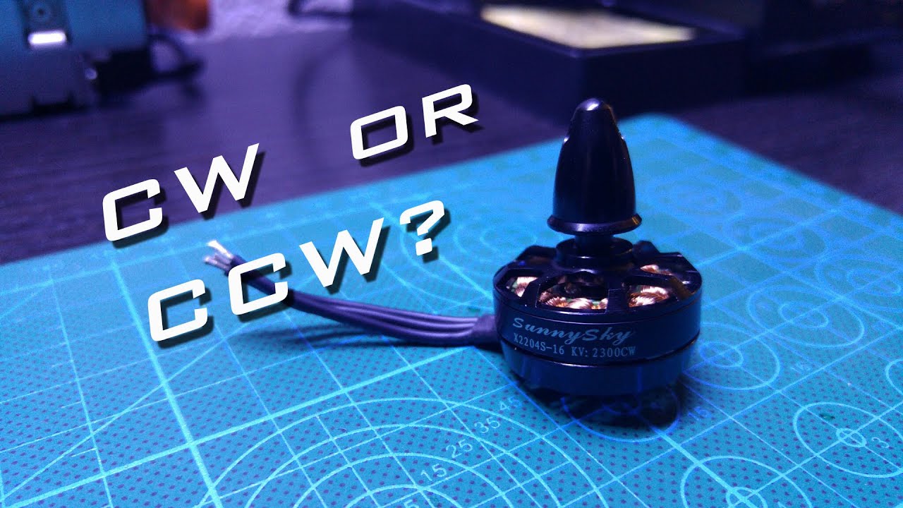 CW or CCW Motors for Multirotors?