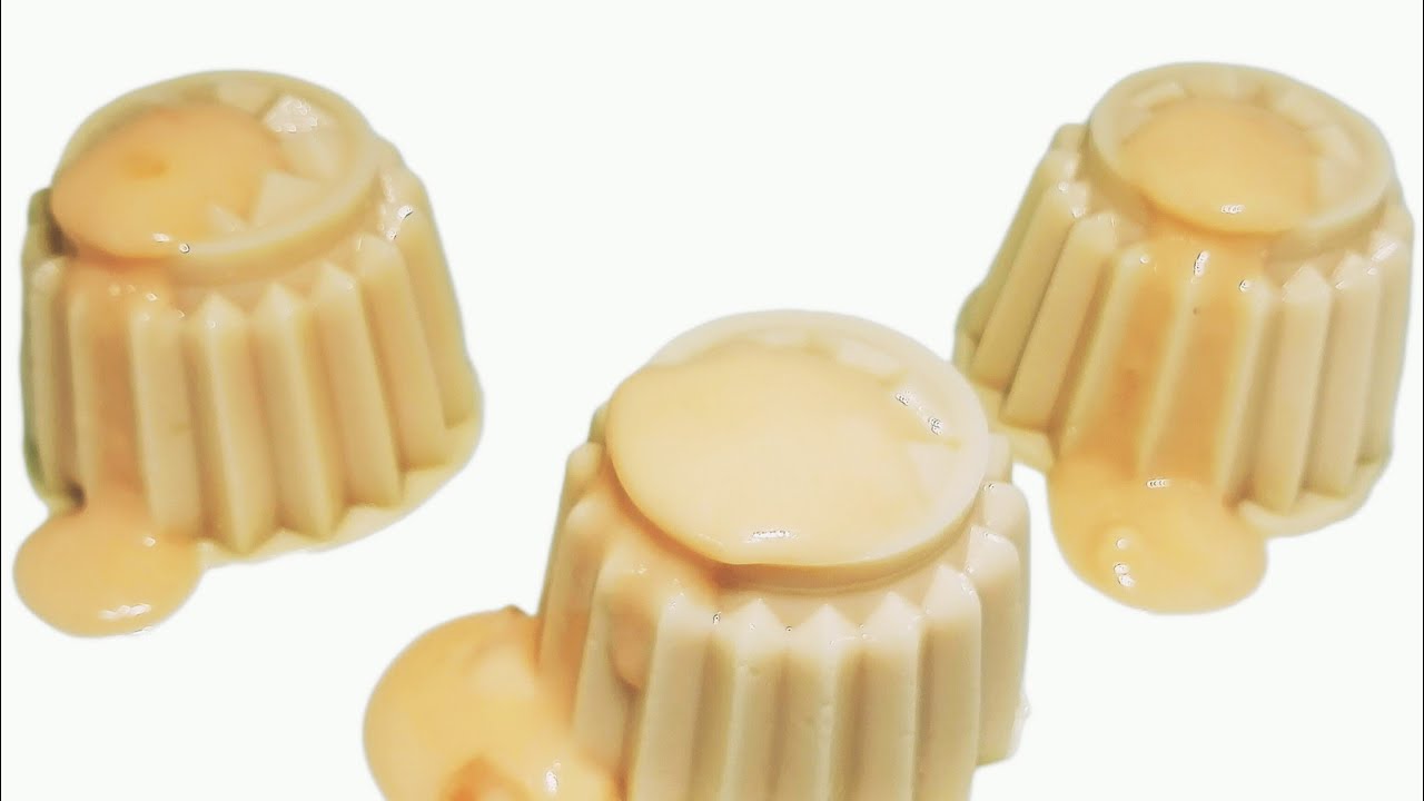 Gelatina de yogurt de durazno
