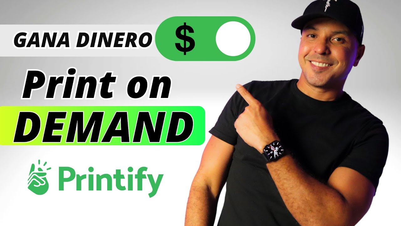 C&oacute;mo Crear un Negocio Print on Demand en 2025 🚀 Gu&iacute;a Completa con Printify