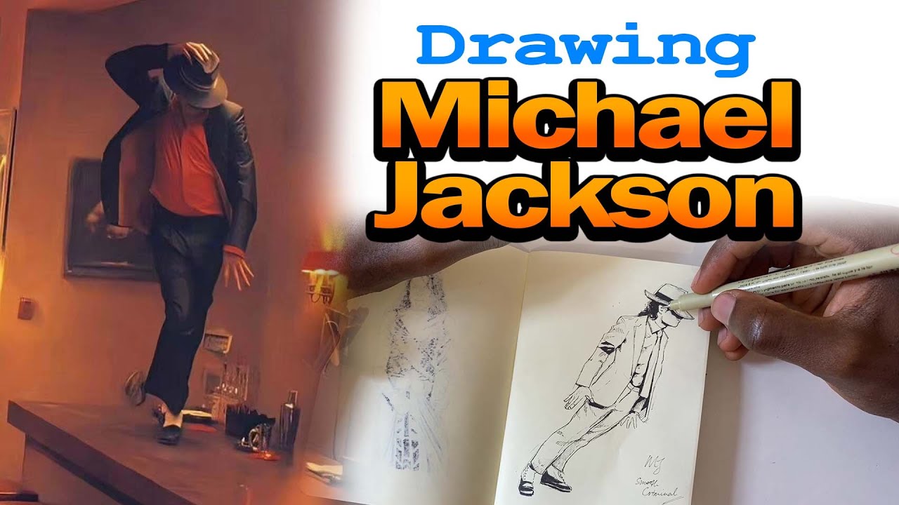 Drawing Michael Jackson "You Rock My World"