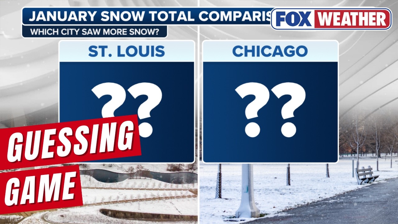 January Snow Totals: Which Cities Saw More Snow?