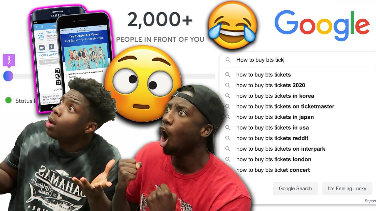BUYING BTS TICKETS  IN PANIC MODE [MAP OF THE SOUL CONCERT 2020]