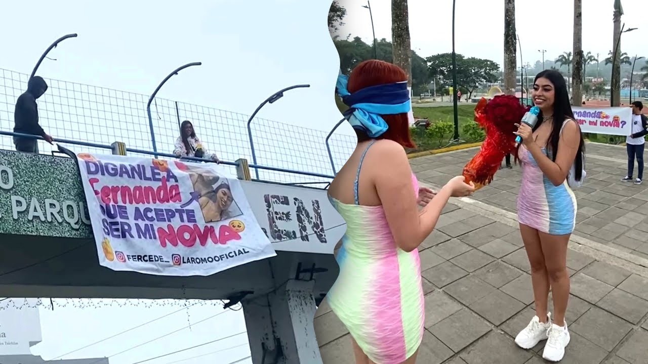 Increíble PROPUESTA DE NOVIAZGO en Público😱🌹😍Esta fue su respuesta😧