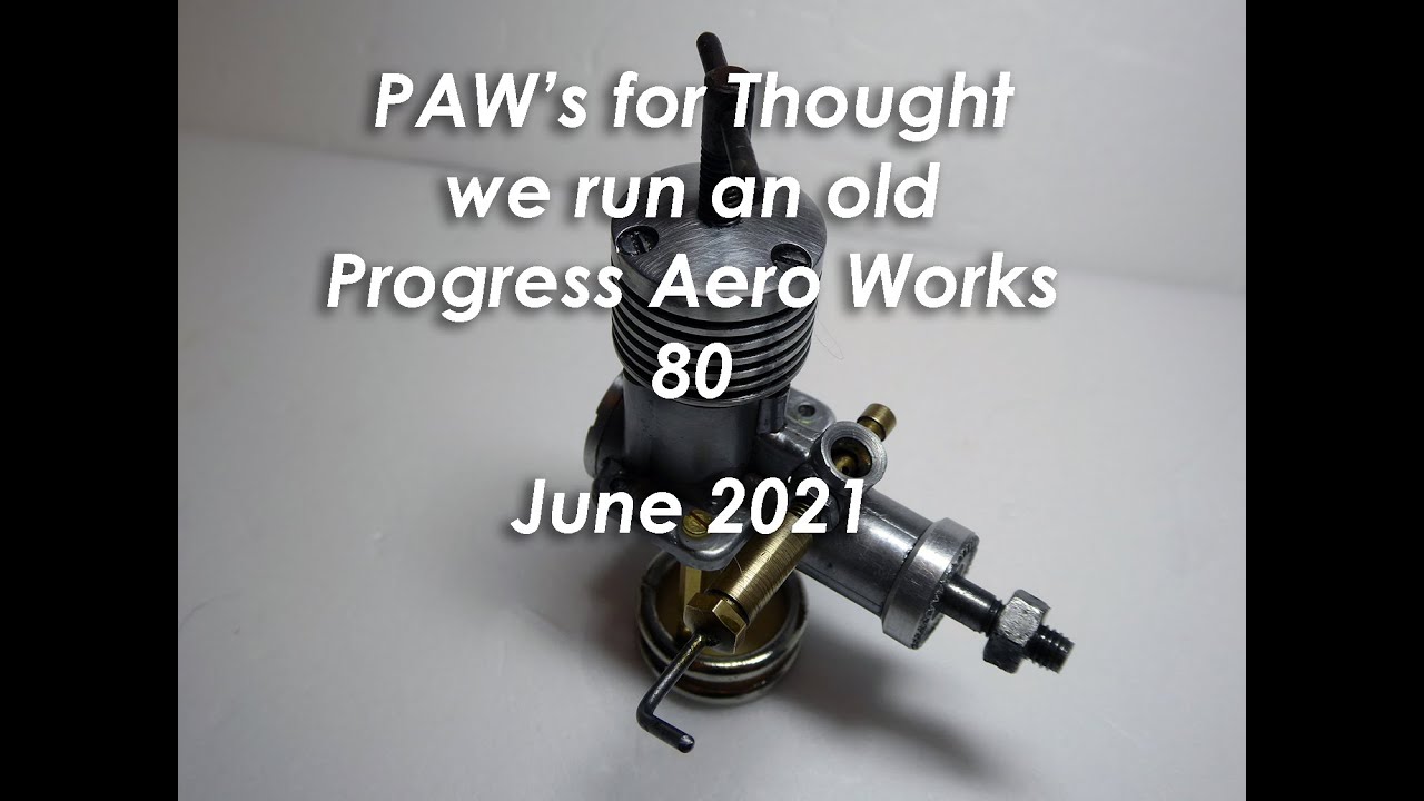 PAWS for Thought. Running a Progress Aero Works 80 Model Diesel Engine
