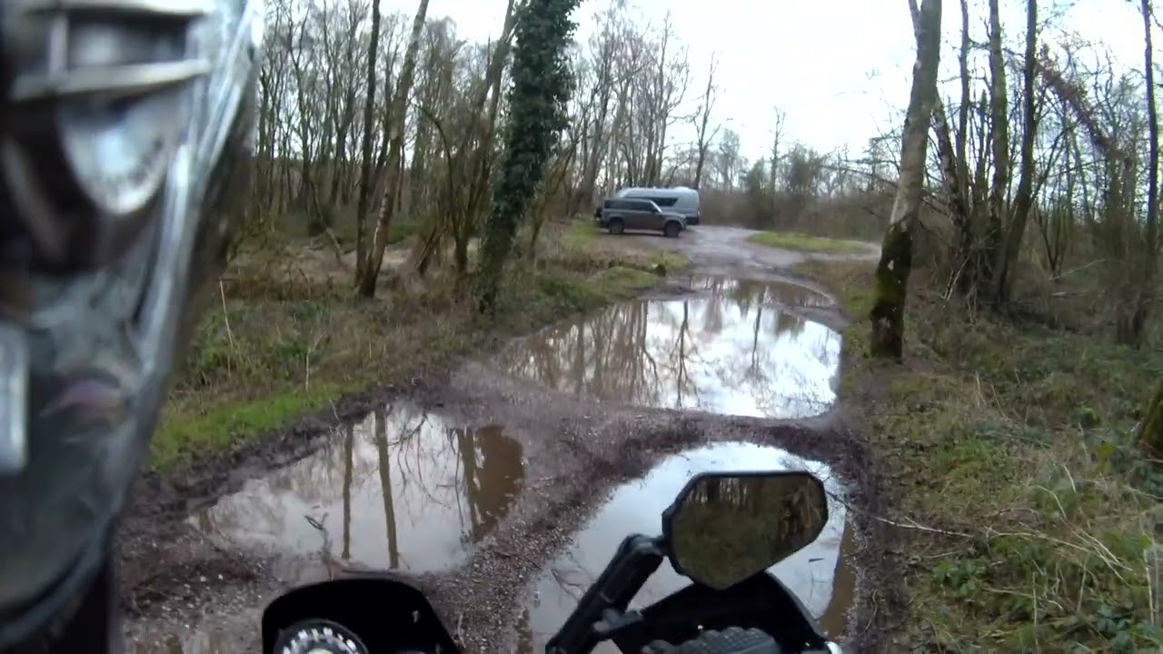 Royal Enfield Scram 411 Green laning for the first time in my life.