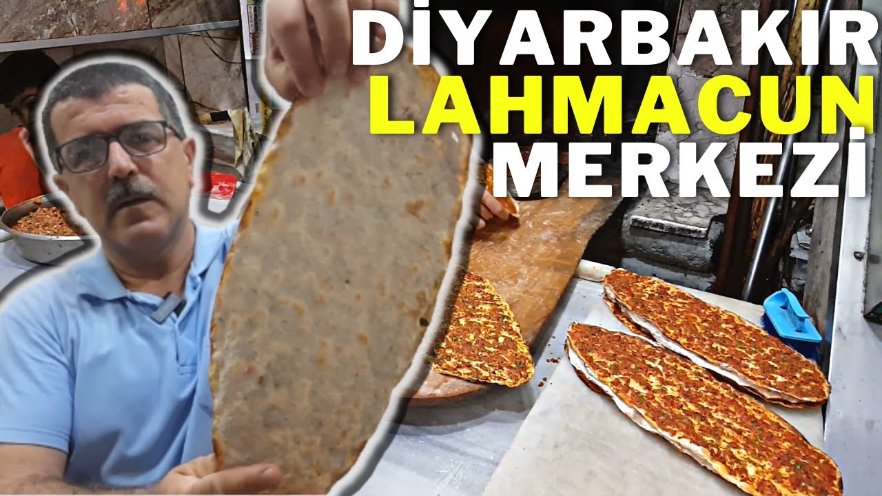100 yıl öncenin mayasını kullanıyoruz | Yediğimiz en ince Lahmacun | Diyarbakır Sokak Lezzetleri