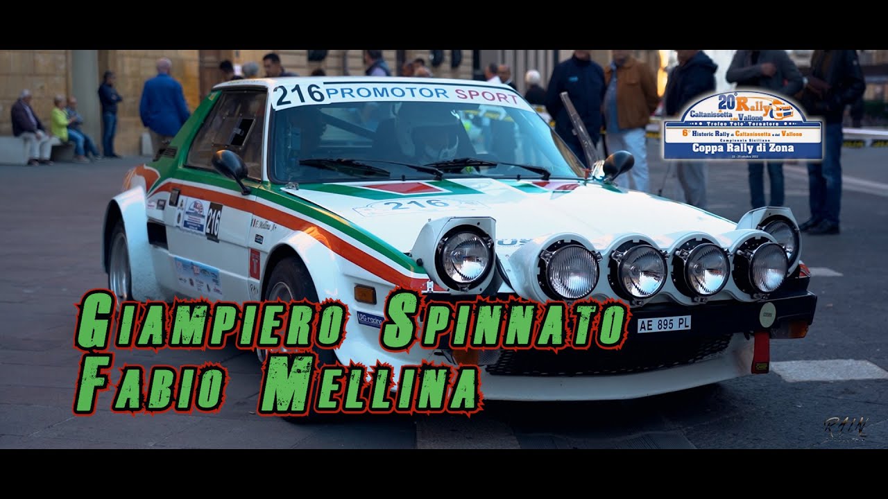 Rally Caltanissetta 2022 - Giampiero Spinnato/Fabio Mellina (Fiat X19)