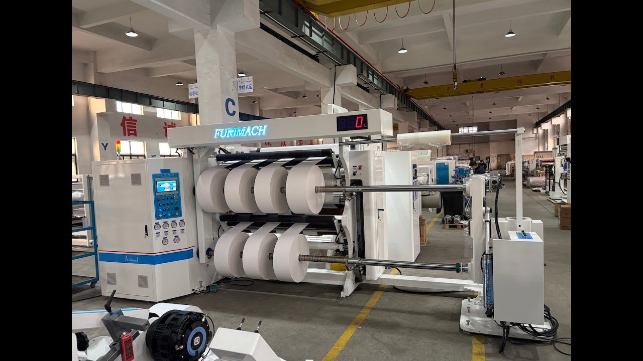 Self Adhesive Label Paper Slitting Machine | Slitter Rewinder for Jumbo Roll Paper Converting