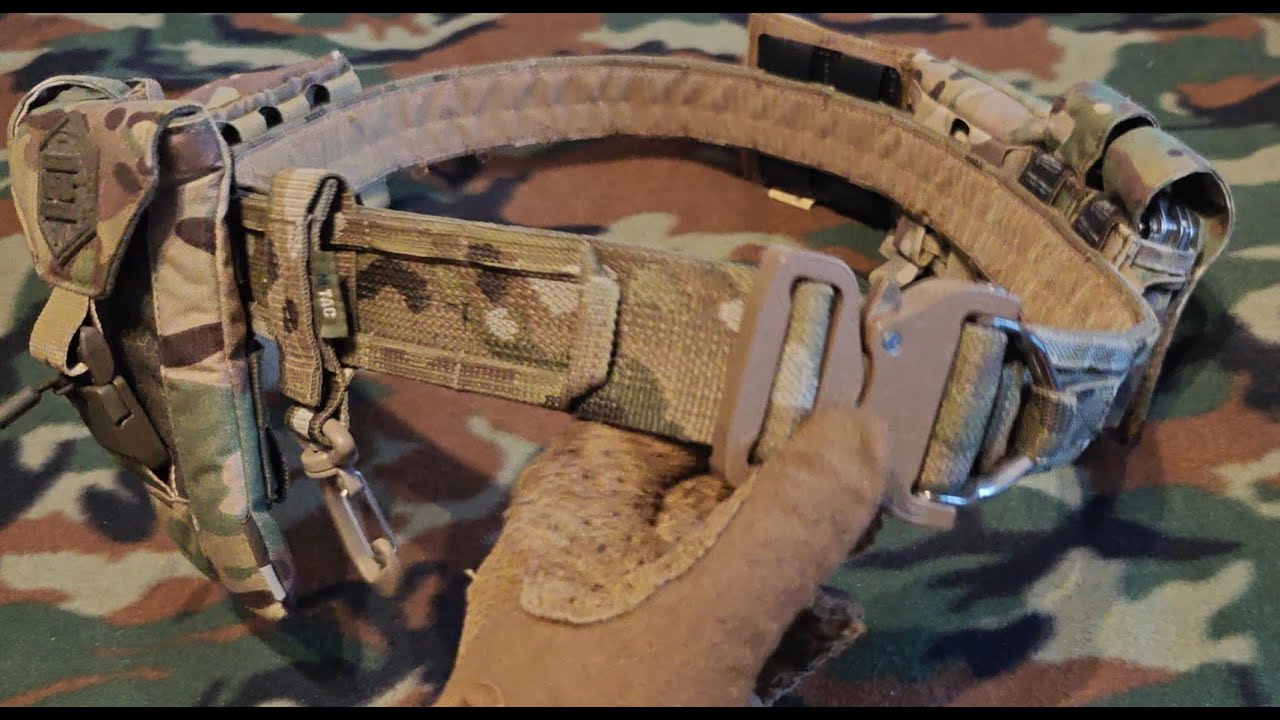 Pas taktyczny VSTBelts +parę kieszeni od Helikon-tex, M-tac i Aliexpress ;)