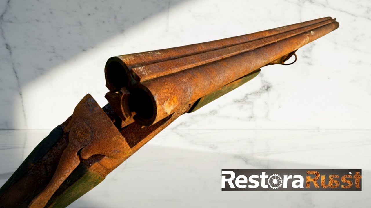 Extreme Restoration: Sullah's Rusted Double Barrel Shotgun 12 Bore