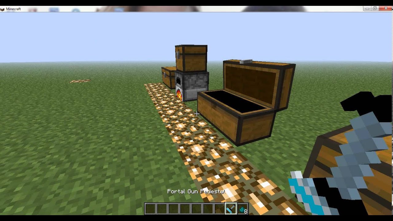 Minecraft Mod Showcase Portal Gun! Ender Dust Does, NOTHING!