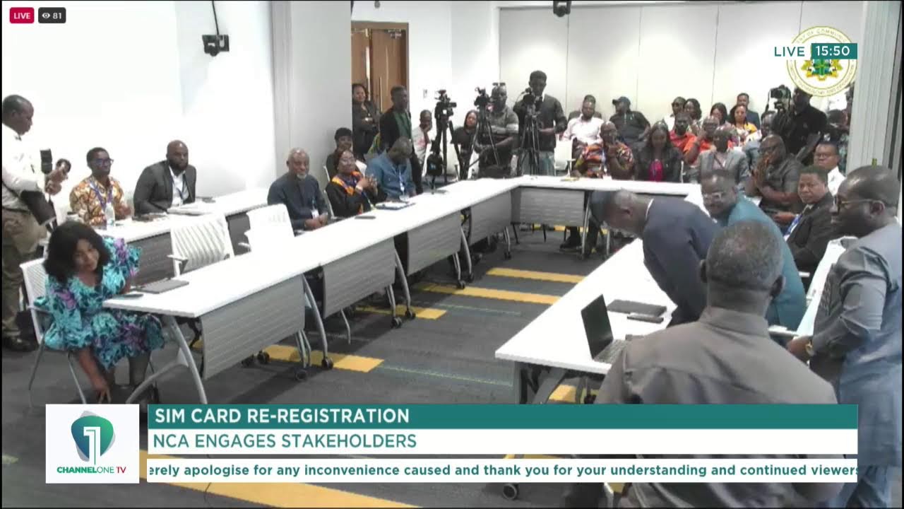 LIVE NOW: NCA Engages Stakeholders on SIM Card Re-Registration