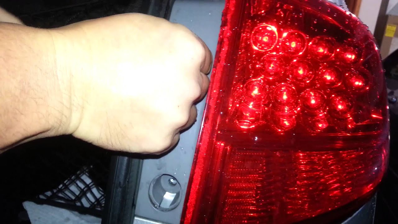 Acura MDX Taillight removal.
