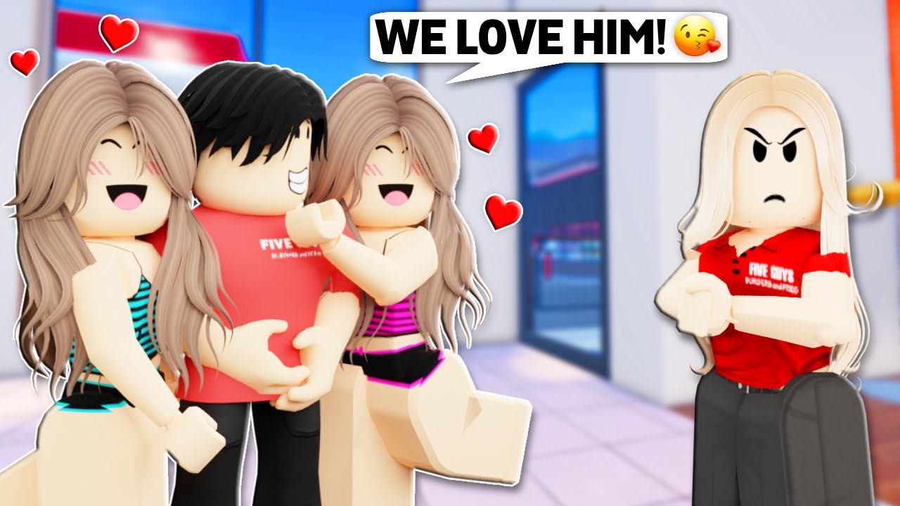Двое близнецов были в меня влюблены, а потом мой босс возревновал! (Roblox Snapchat)