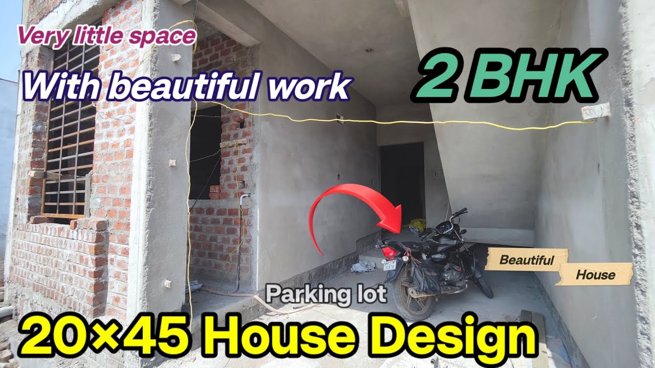 20 by 45 100 Gaj West facing house plan | 20 × 45 ft House Design | 20*45 house plan | house design