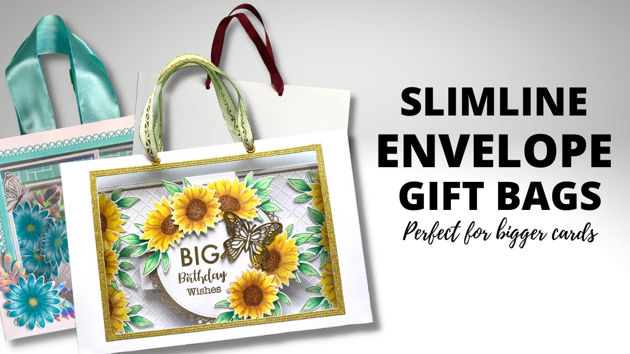 3 Slimline Envelope Gift Bag Ideas | DIY ways to show off your cards!