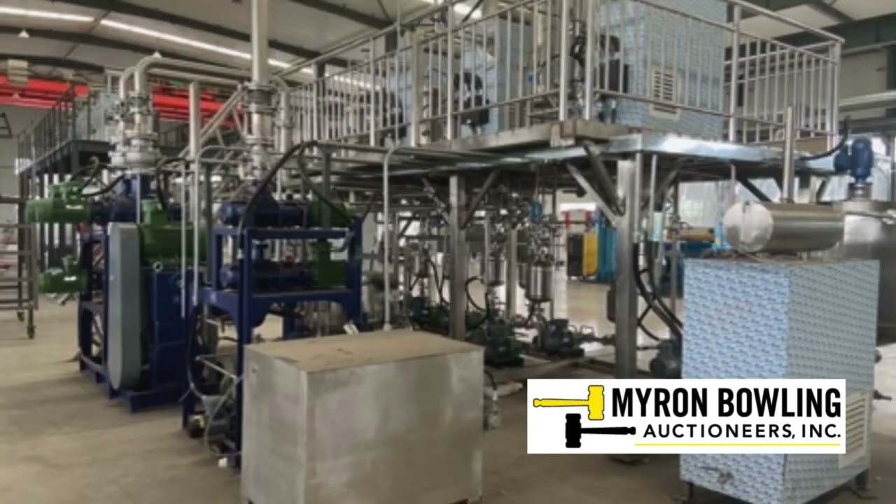 Timed, Online Auction - July 24, 2024 @ 10AM CT - CBD and Hemp Extraction Equipment