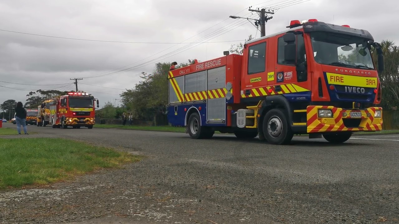 Tokomaru Volunteer Fire Brigade 50th Ann. Parade