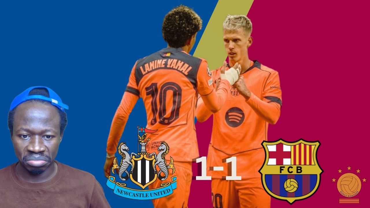 BARÇA escape NEWCASTLE with a draw | NEWCASTLE UNITED vs FC BARCELONA MATCH REACTION (1-1)