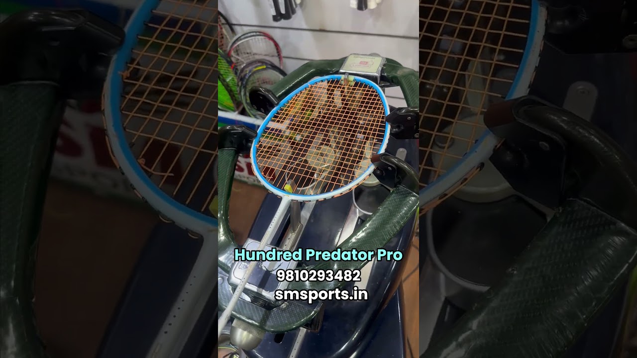 Hundred Predator Pro Stringing | JP70 27 LBS 4‑Knot | SM Sports