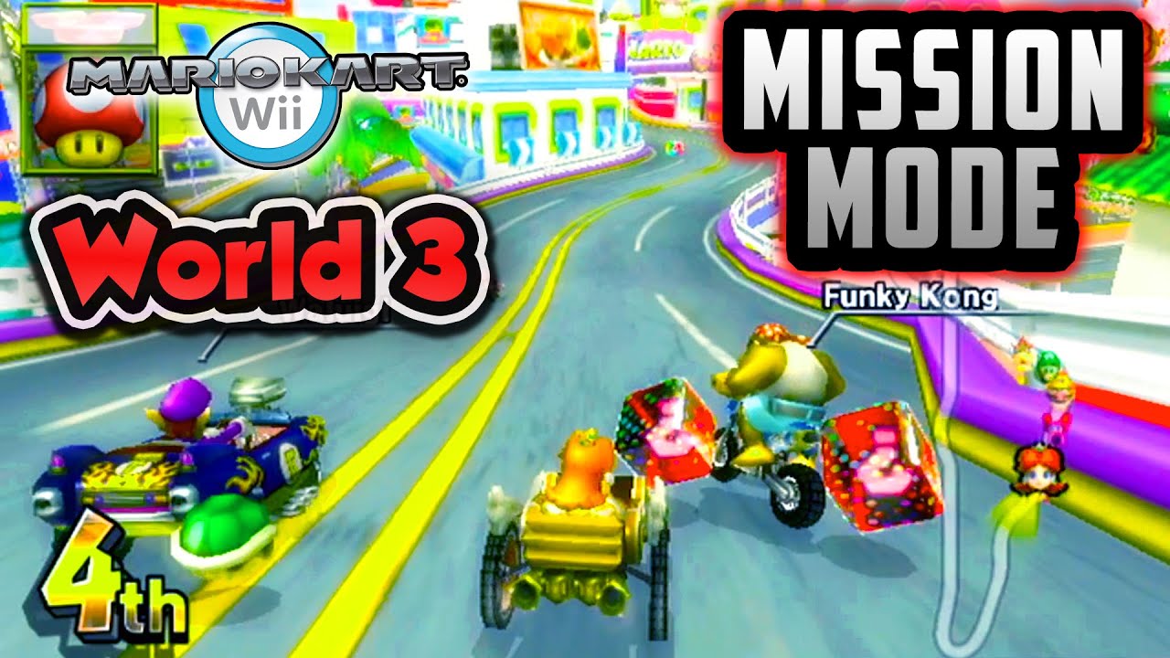 Mario Kart Wii — РЕЖИМ МИССИИ Уровень 3