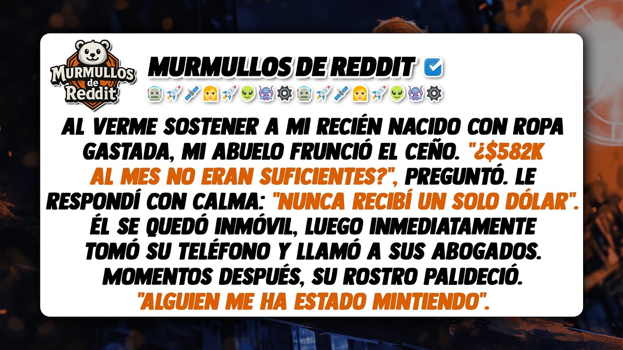 Al verme sostener a mi reci&eacute;n nacido con ropa gastada, mi abuelo frunci&oacute; el ce&ntilde;o.