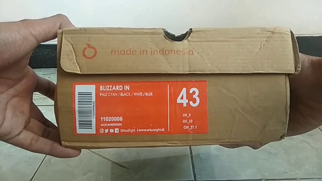 Ortuseight Blizzard- sepatu futsal recommended (unboxing and detail)