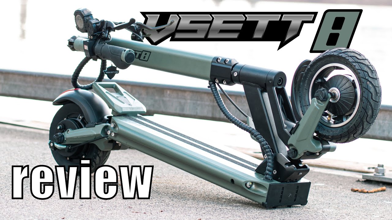 VSETT 8 Electric Scooter Review: Packed with Features
