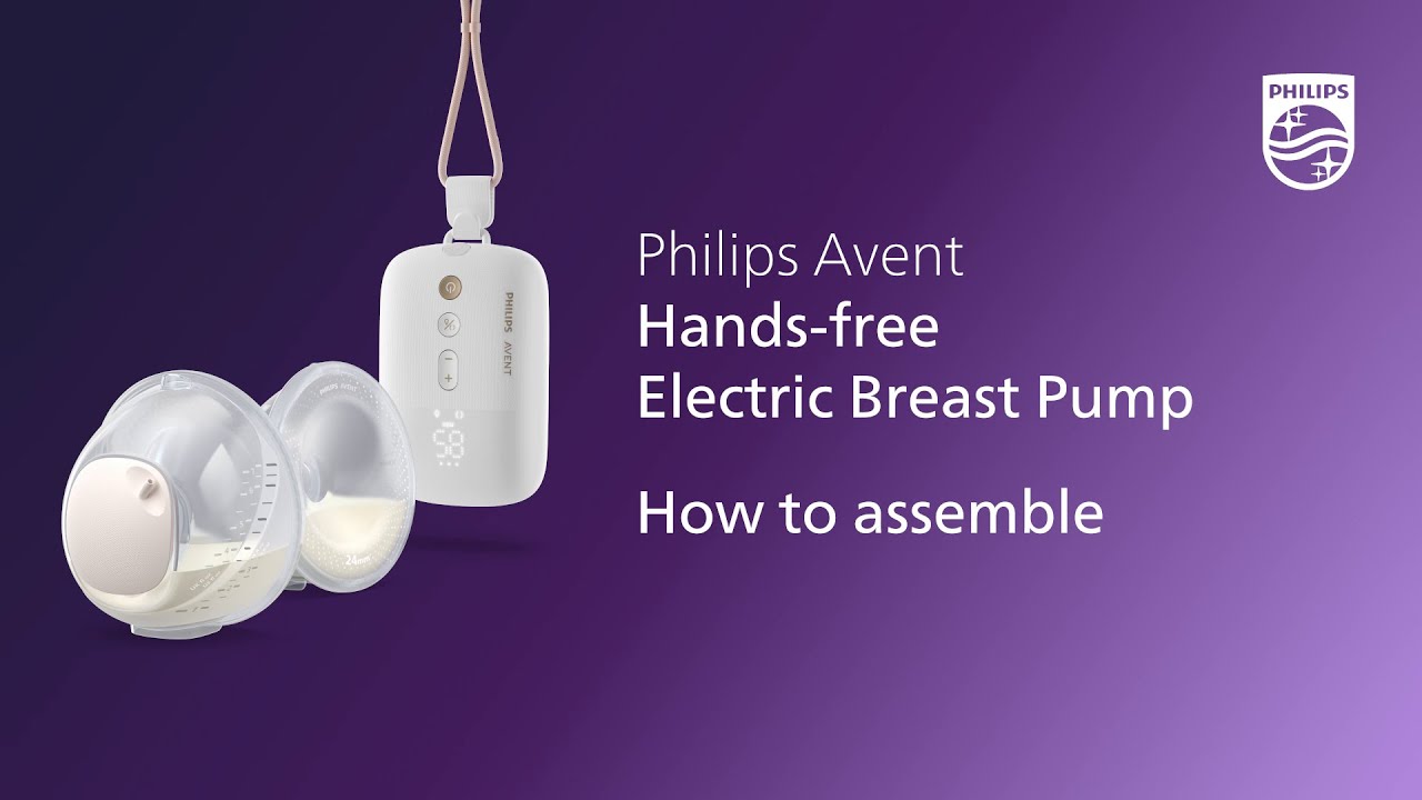 Philips Avent Hands-free Breast Pump - How to assemble