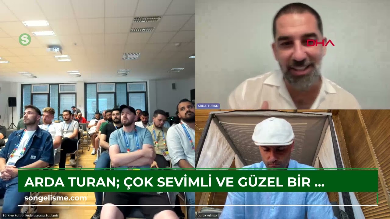 Arda Turan: Çok sevimli ve güzel bir milli takım var (GÖRÜNTÜ EKLENDİ)