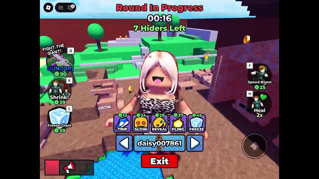 Roblox Hide From a Giant