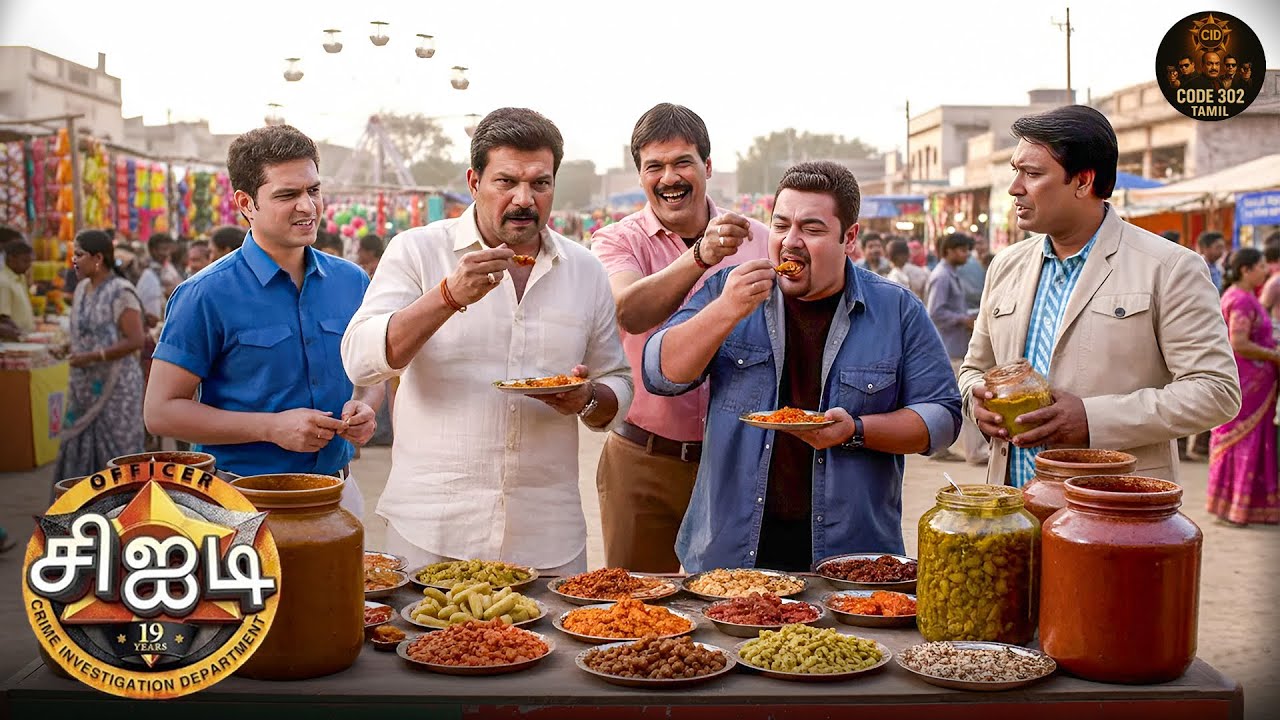 தயாவும் பங்கஜும் கண்காட்சியில் புளிப்பு ஊறுகாய் சாப்பிட்டபோது | Best of CID Tamil | New EP 1057