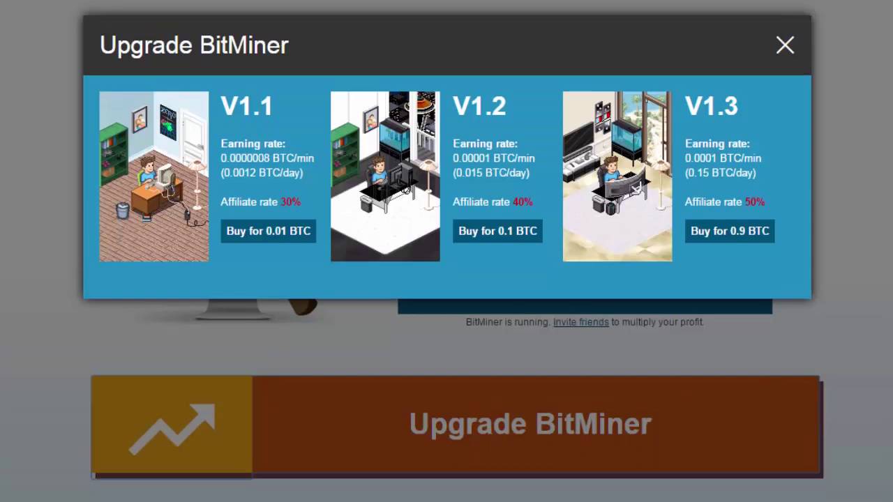 BitMiner  Добыча Bitcoin  Скорость   до 0 0001 BTC в минуту
