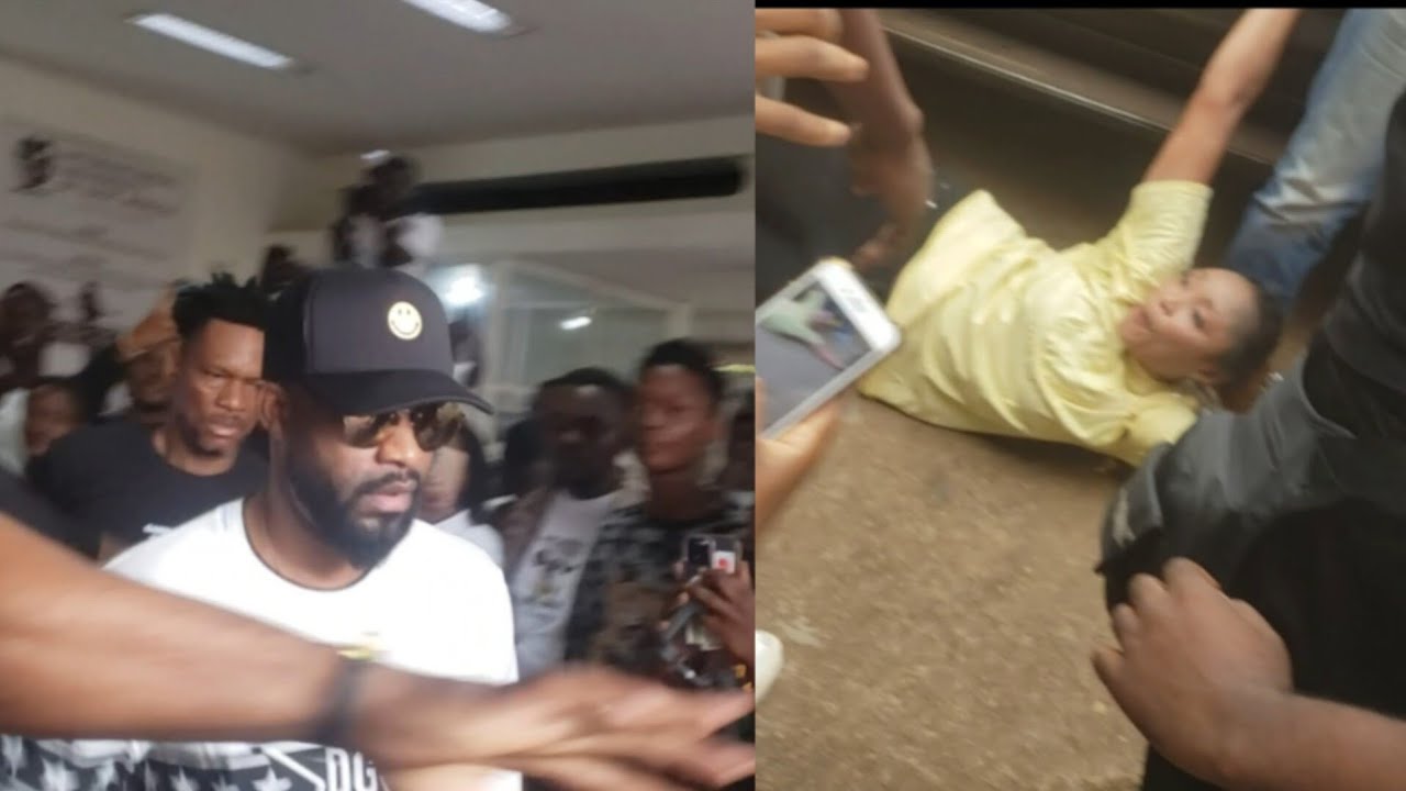 Fally Ipupa in Uganda Ladies Fait on his  press conference at IUEA.